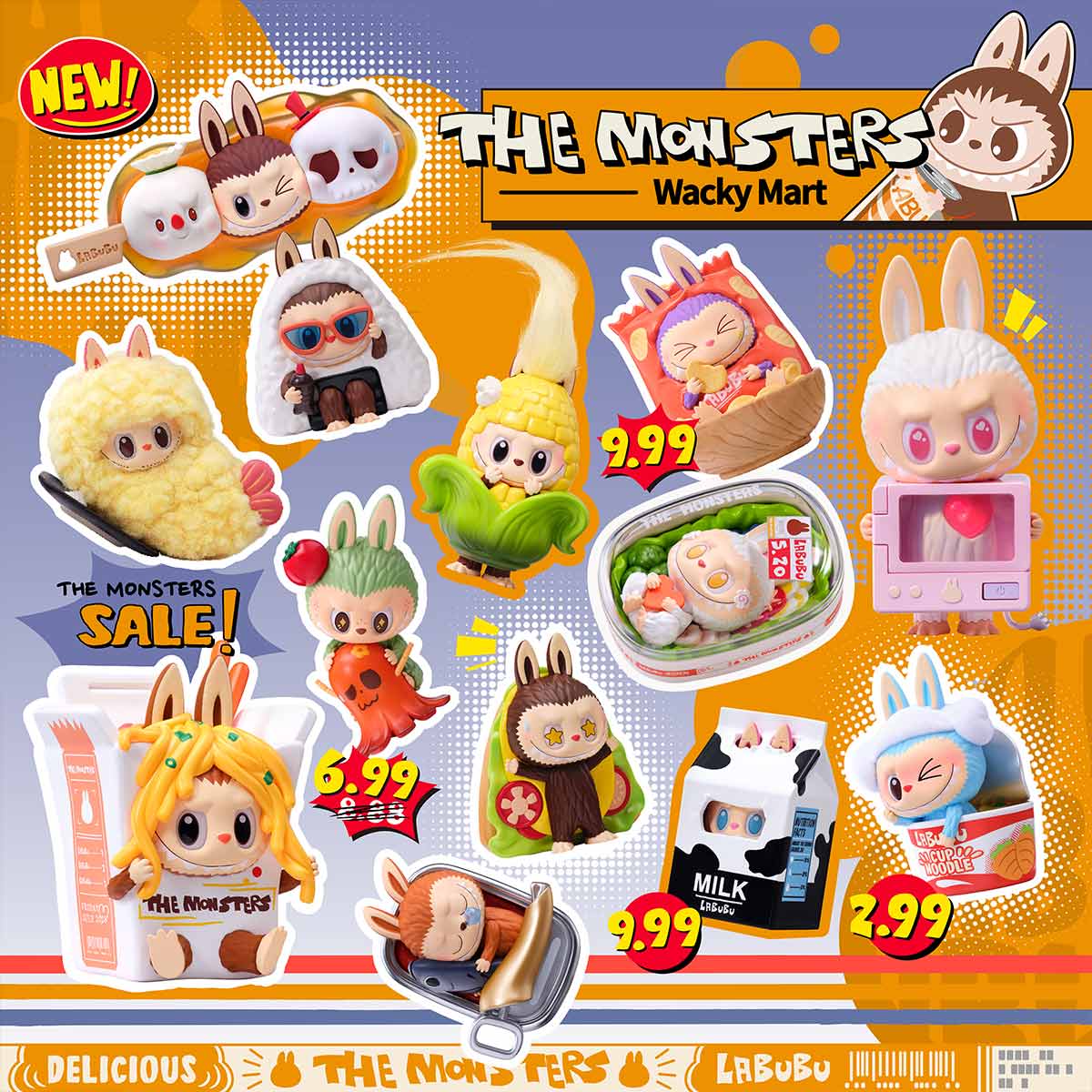 THE MONSTERS - Wacky Mart Series Blind Box