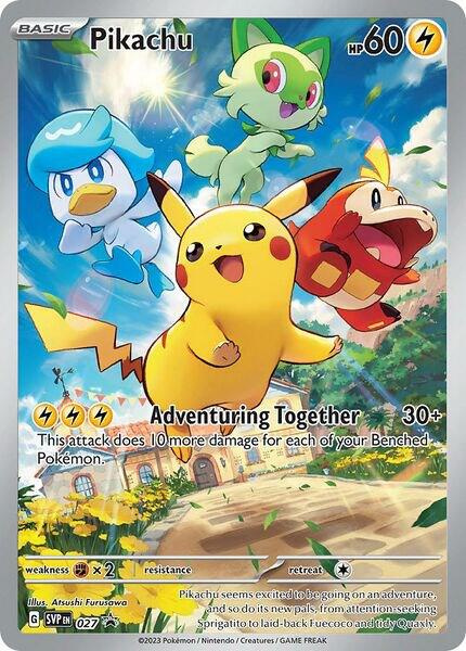 Pikachu - 027 - SV: Scarlet & Violet Promo