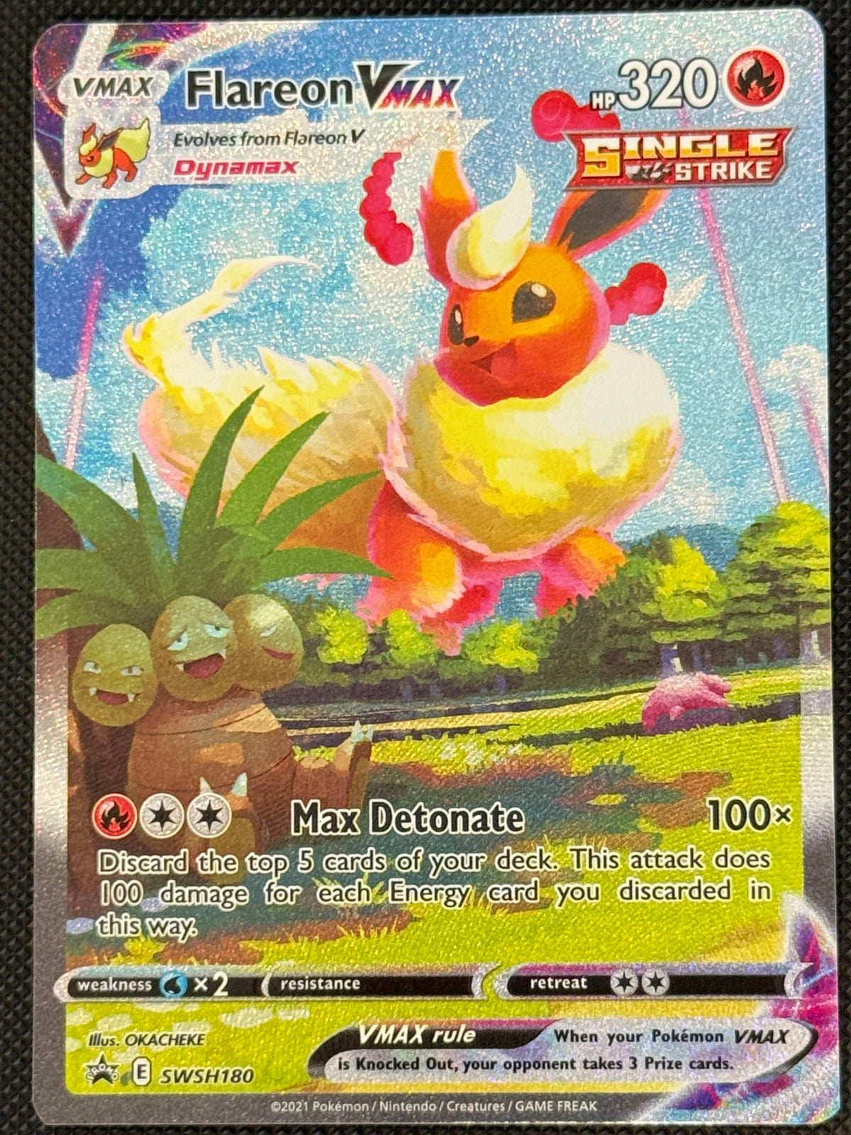 Flareon VMAX SWSH180 Sword & Shield Promo NM