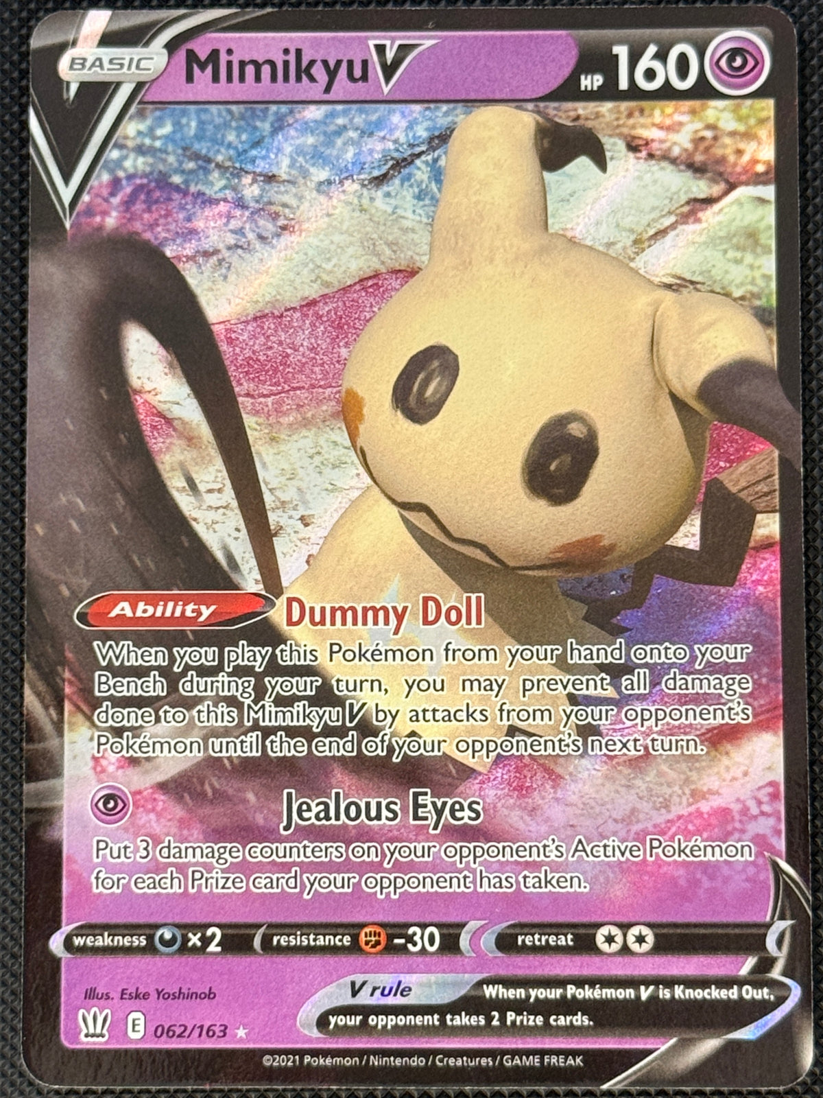 Mimikyu V 068/172 Brilliant Stars NM