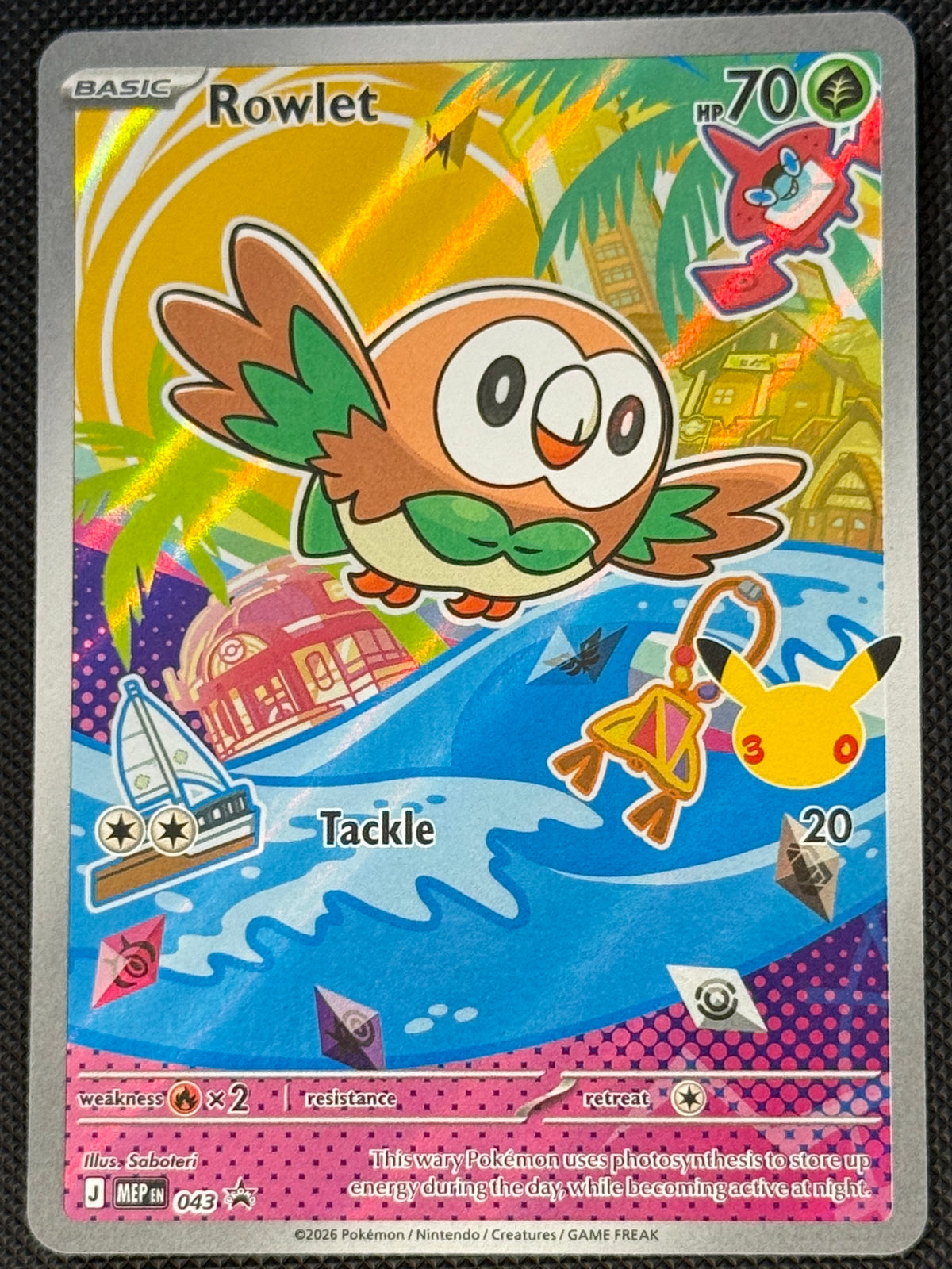 Rowlet #043 Mega Evolution Promo NM