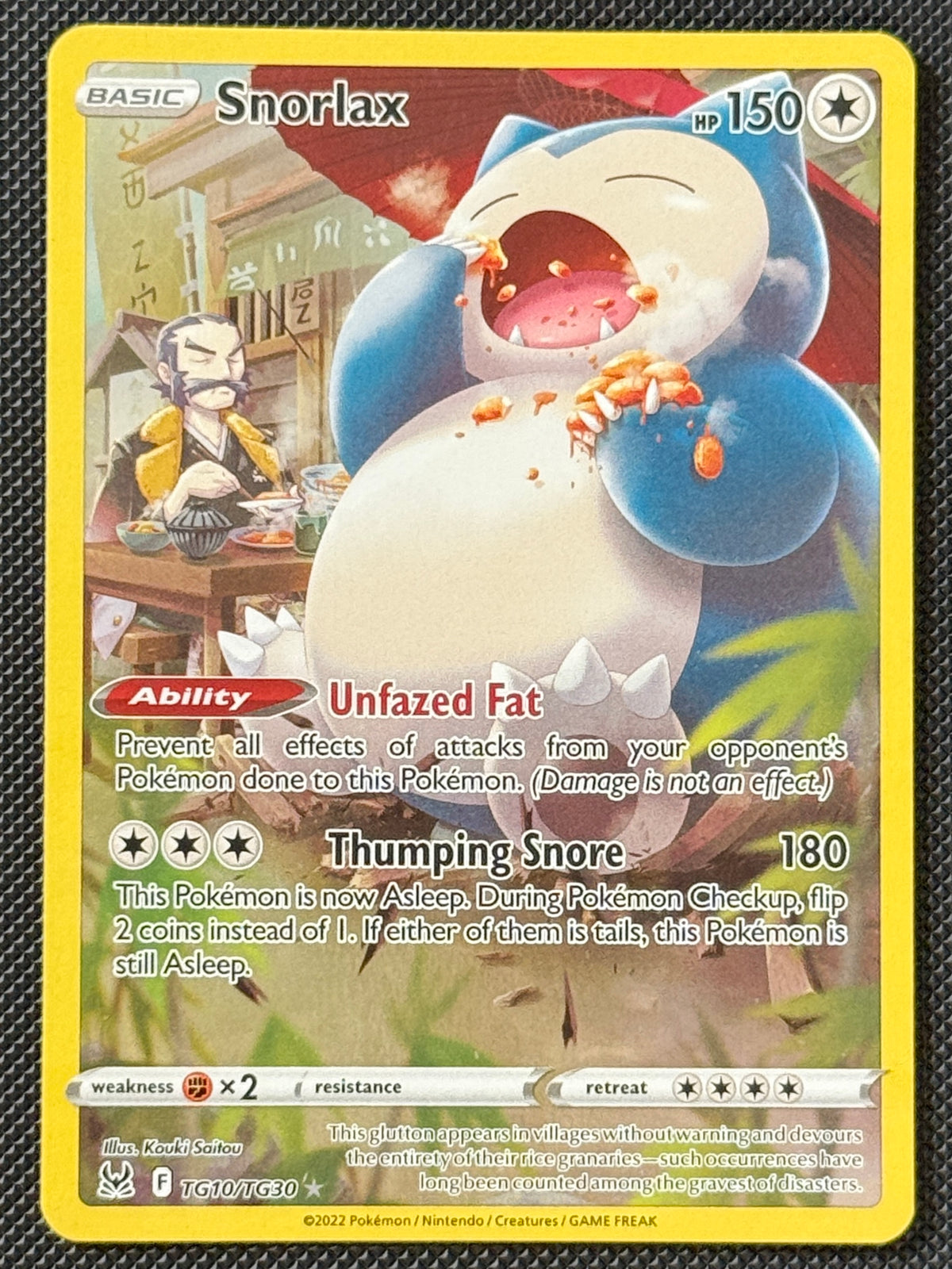 Snorlax TG10/TG30 Lost Origin NM